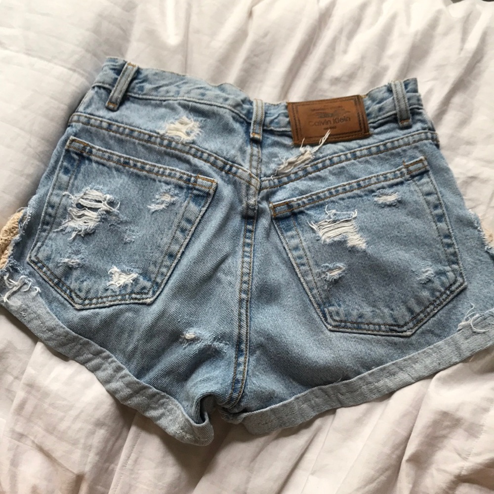 Calvin Klein custom made high waisted shorts